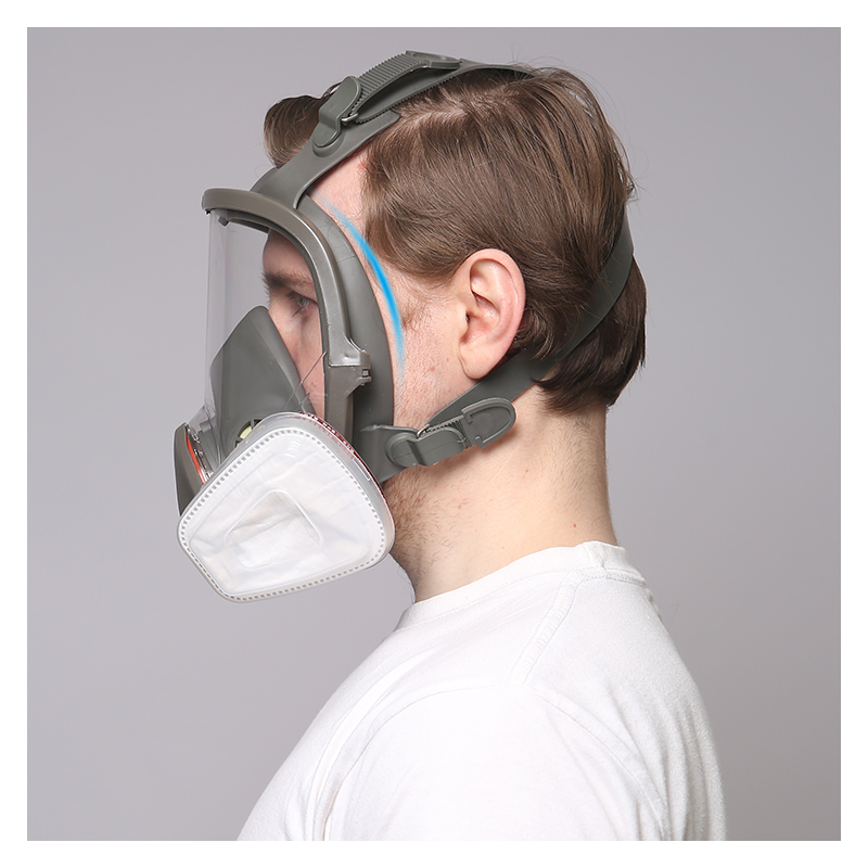 6800 Full Face Gas Respirator  - Dust Mask Construction recension och pris
