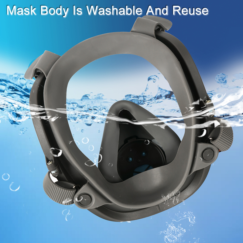 6800 Full Face Gas Respirator  - Dust Mask Construction recension och pris