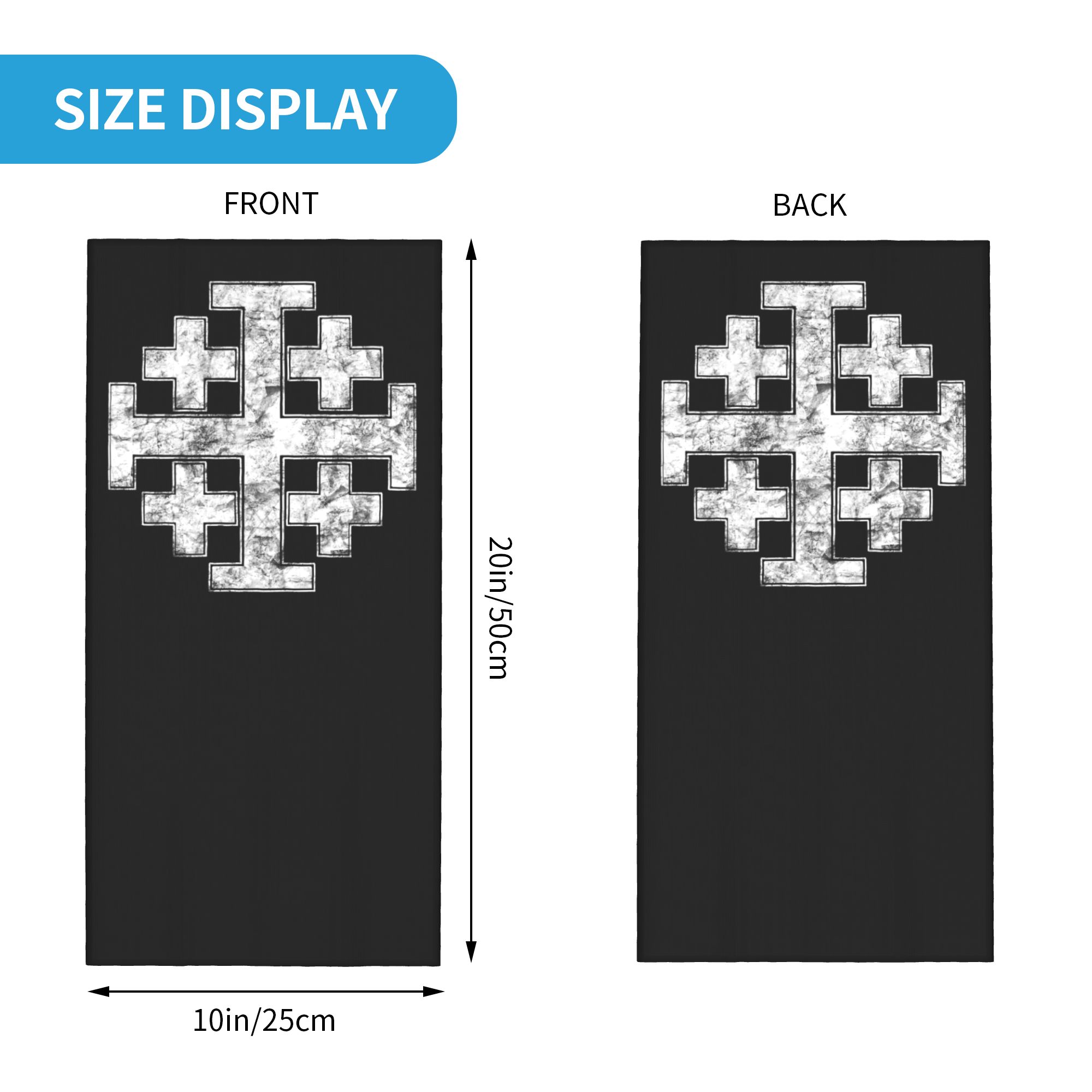 Knight Jerusalem Cross Christi - Neck Gaiter Face Cover recension och pris