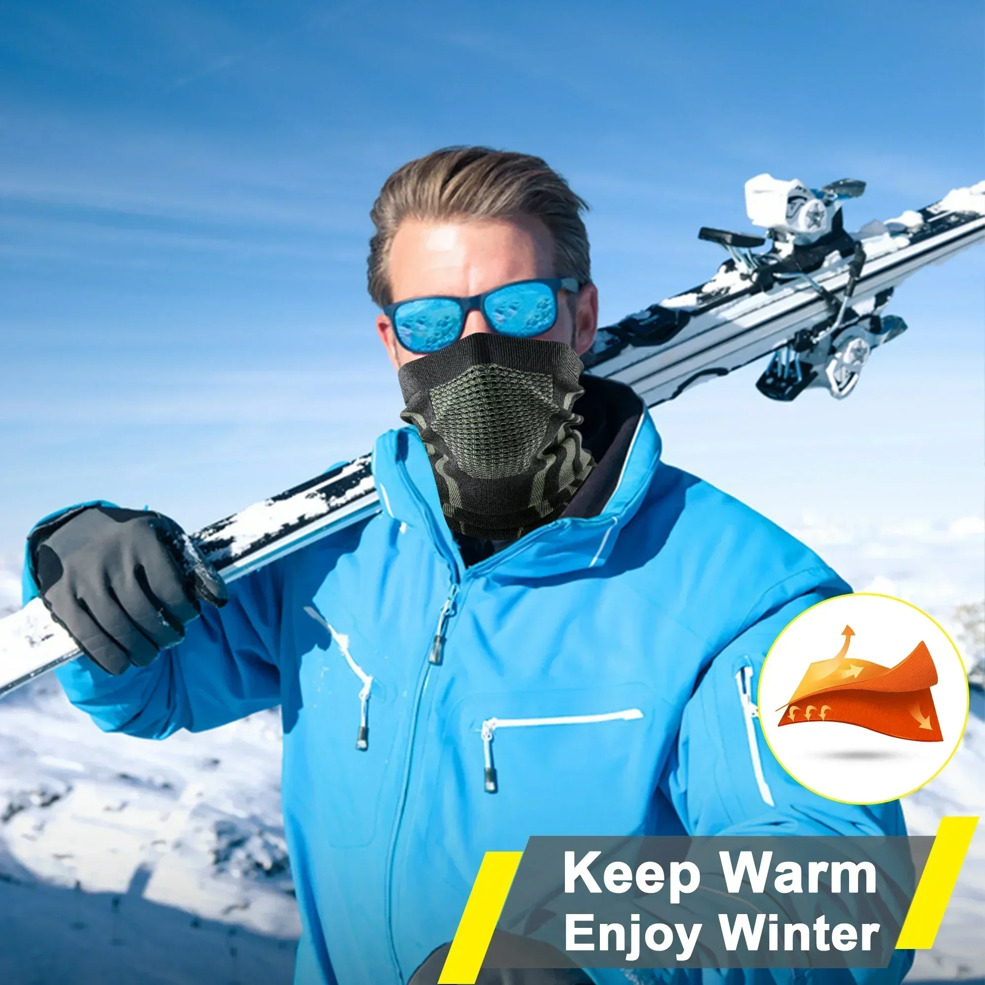 Winter Ring Tube Soft Bandana  - Sports Mask Breathable recension och pris