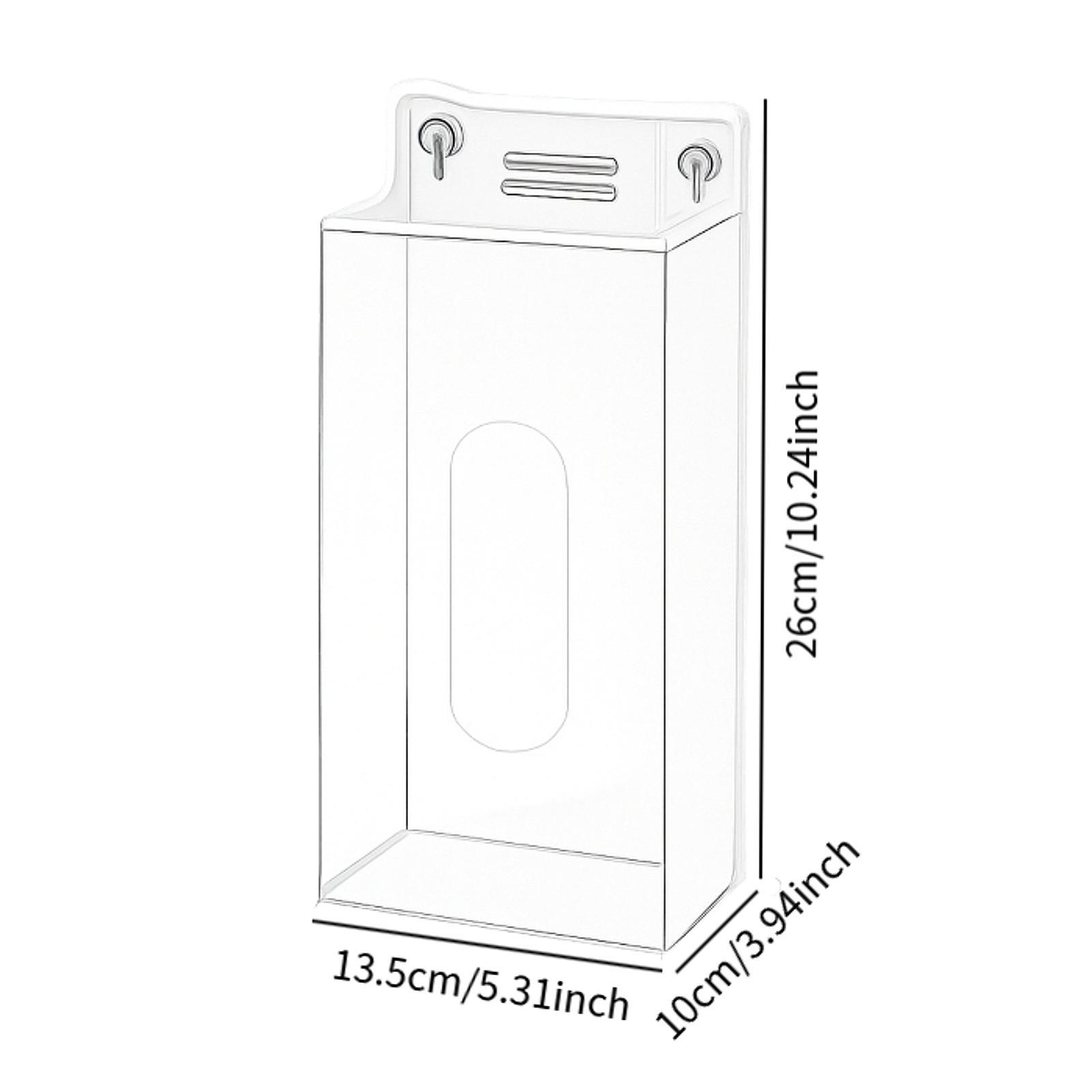 Acrylic Glove Box Holder Wall  - Face Mask Storage Box recension och pris