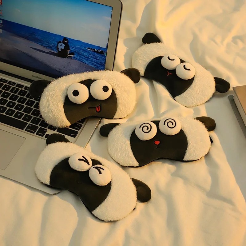Cute Cartoon Lamb Funny Eye Ma - Kids Face Mask recension och pris